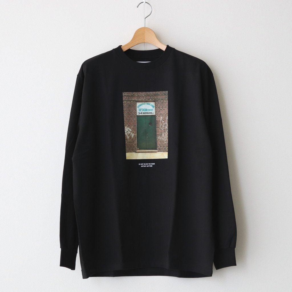 TEE L/S YUJI TAKEUCHI DOOR 34 NURMAN AVE #BLACK [M23A-20CS02C 