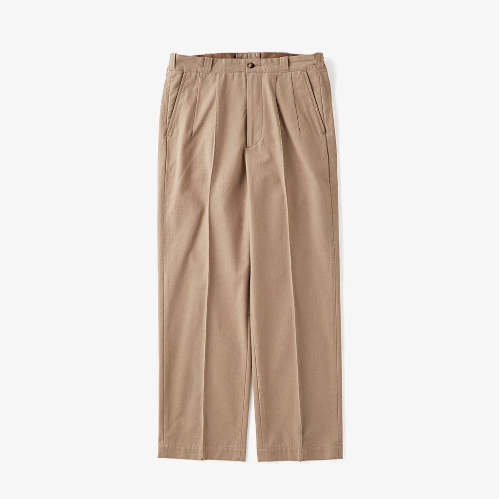 FRONT TUCK ARMY TROUSER #DUNE [252OJ-PT07] - Diffusion 三重県