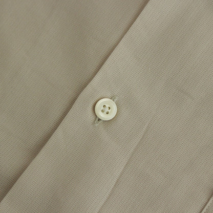 Open Collar Panama S/S Shirt #Natural [SUGS410]
