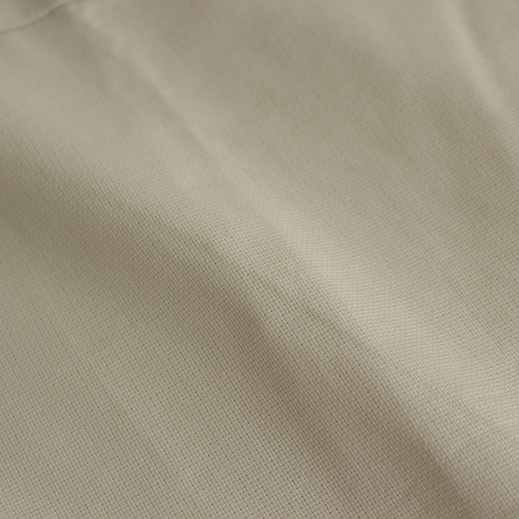 Open Collar Panama S/S Shirt #Natural [SUGS410]