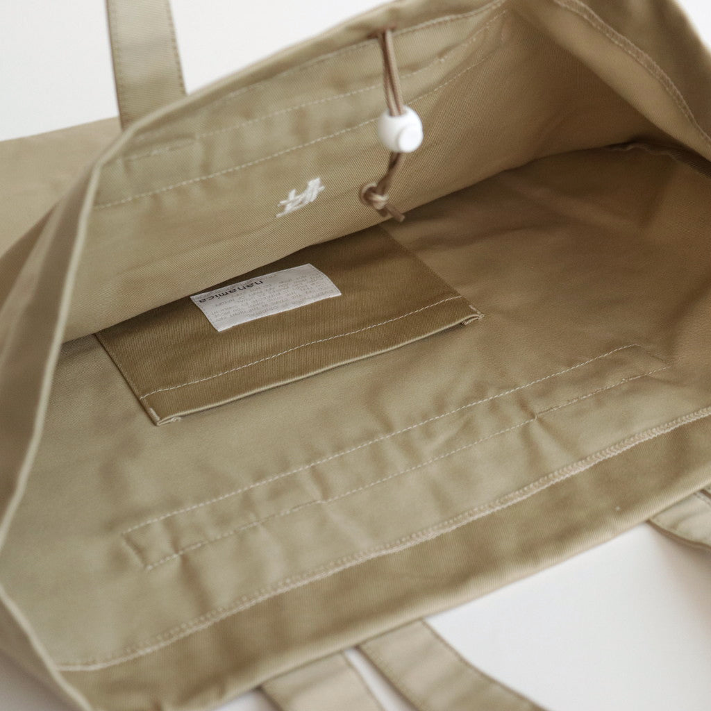 Chino Tote Bag #Khaki [SUOS400]