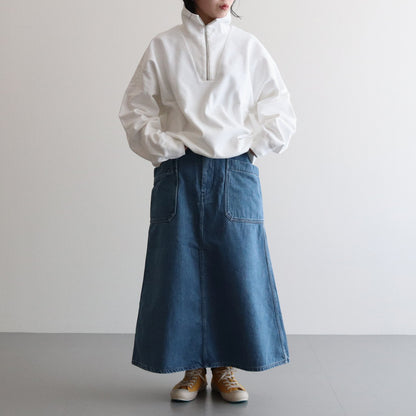 Denim Field Skirt #Indigo Bleach [NTW5419N]
