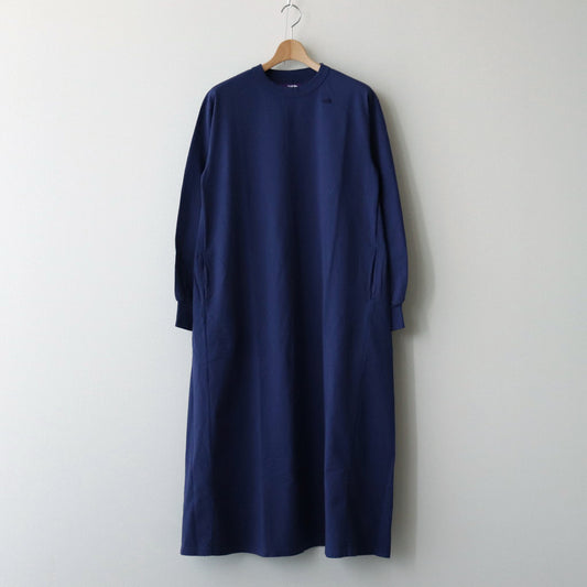 5.5oz Long Sleeve Dress #Purple Navy [NTW3402N]