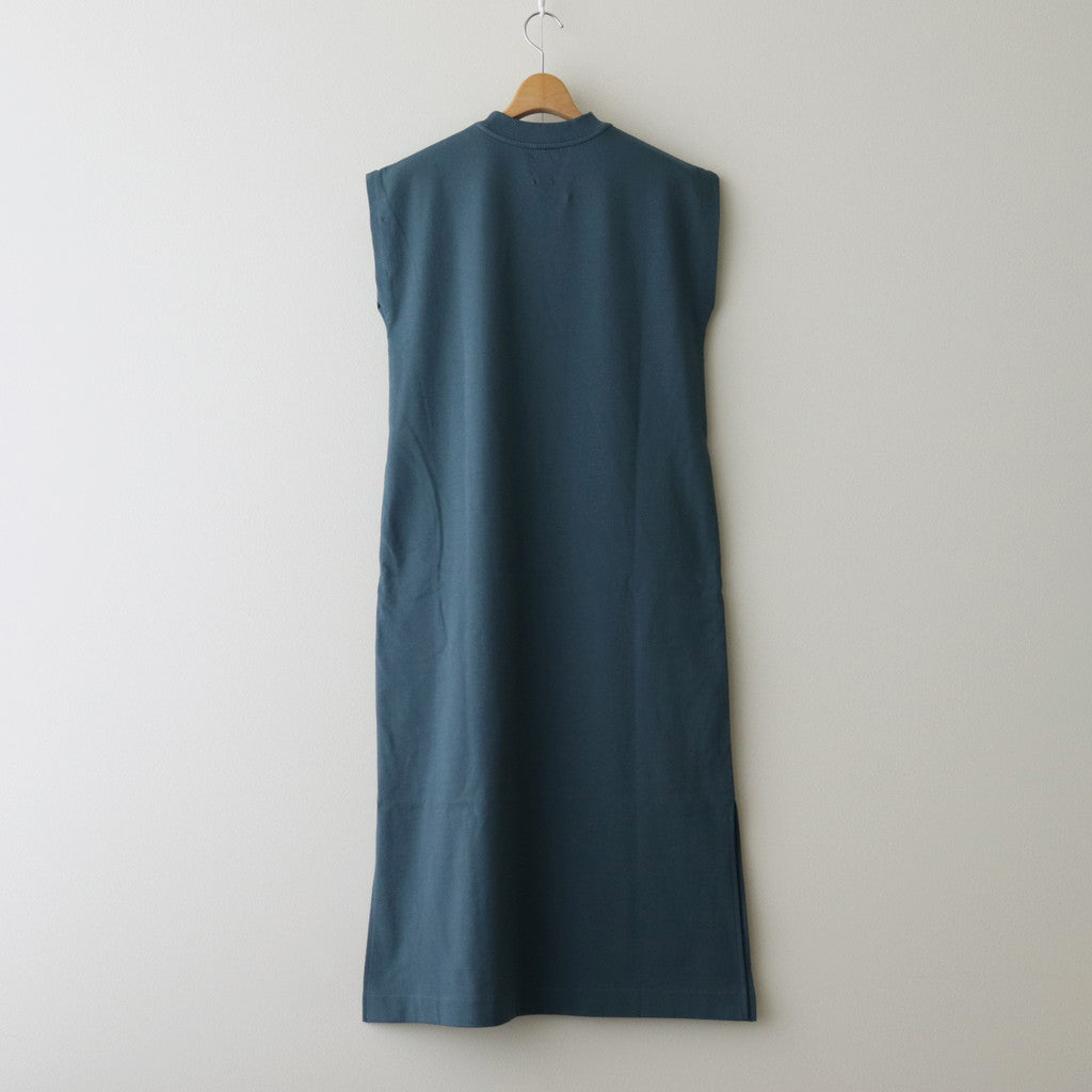 TORNADE COTTON HIGH GAUGE FRENCH SLEEVE ONEPIECE #OLD BLUE [BN-24SL-042]