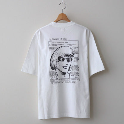Echo Print Tee WIDE #White [bROOTS24S34SONIC1]