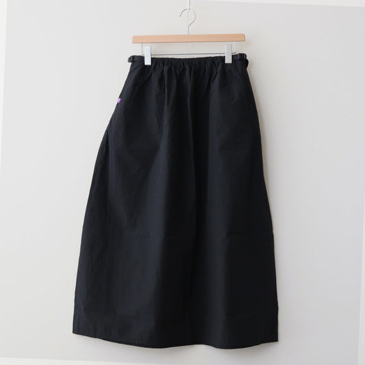 Field Gathered Skirt #Black [NTW5409N]