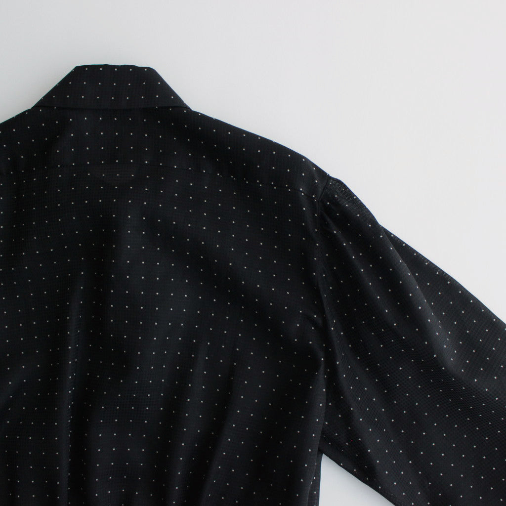 Square Dot Blouse Jacket #Black [BHSW24S3Dot]