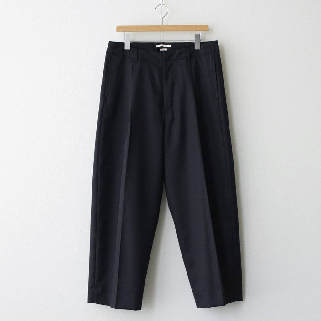 Wool Mohair Super Wide Slacks #DarkNavy [BHS23F010Mo]