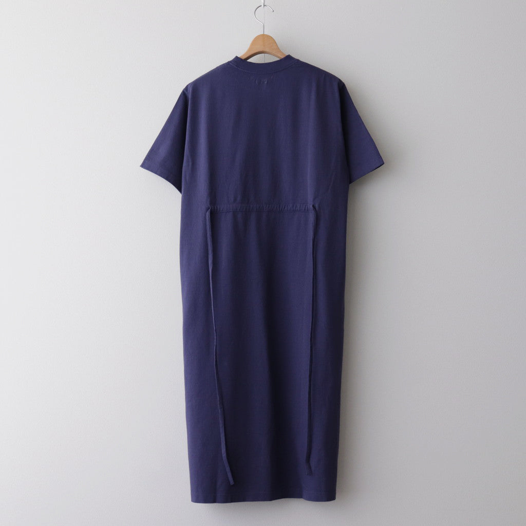 Piece-dyed Dress #DarkPurpleNavy [BHSW24S17]