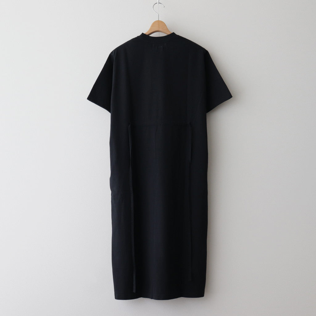 Piece-dyed Dress #Black [BHSW24S17]