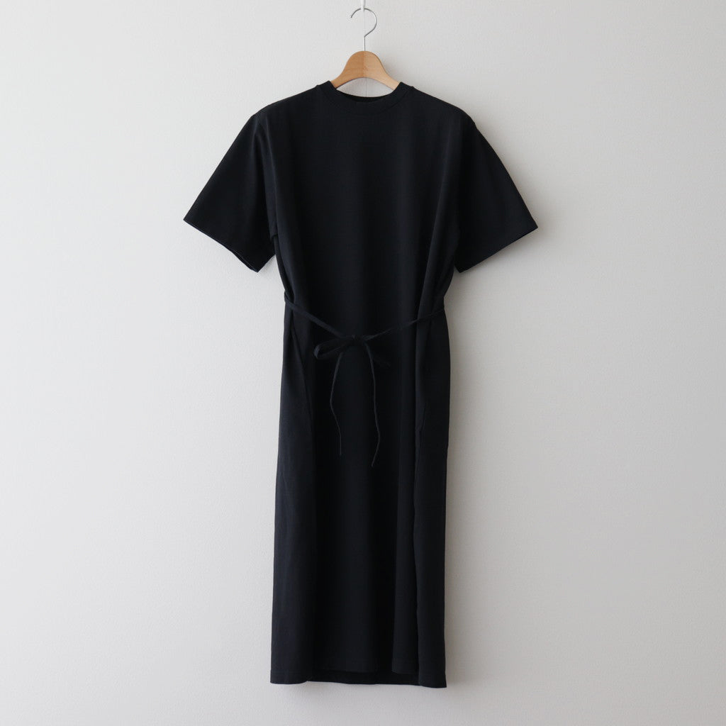 Piece-dyed Dress #Black [BHSW24S17]