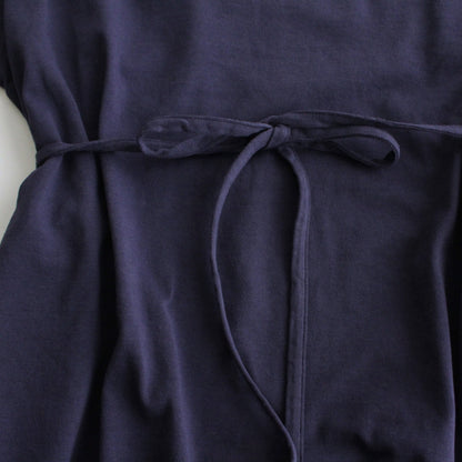 Piece-dyed Dress #DarkPurpleNavy [BHSW24S17]