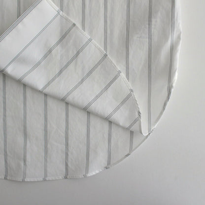 Short-sleeve Shirt #White×BK-Stripe [bROOTS24S5]