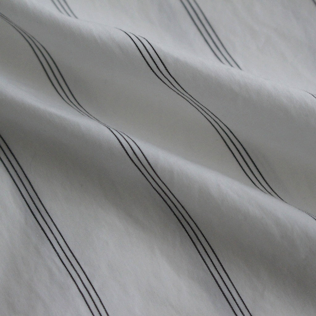 Short-sleeve Shirt #White×BK-Stripe [bROOTS24S5]