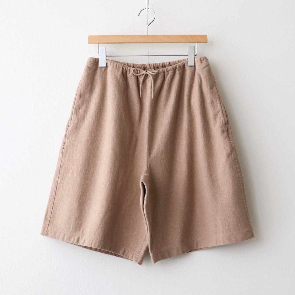 Thin-Sweat Shorts #HeatherBeige [bROOTS25S23S26] - Diffusion 三重