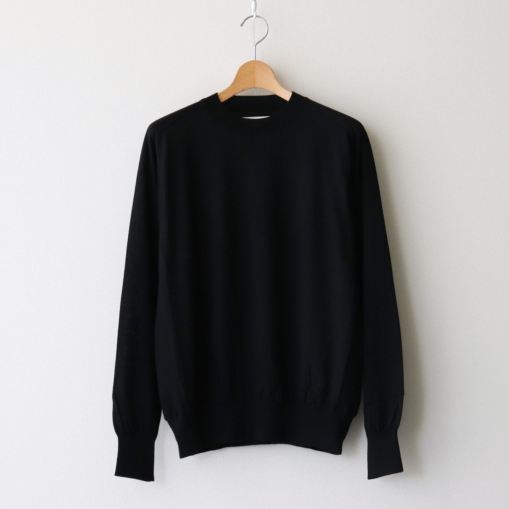 トップス blurhms Knit BHS24F021 Wool Cashmere Silk Knit Crew Neck -HeatherBeige- | IN ONLINE STORE
