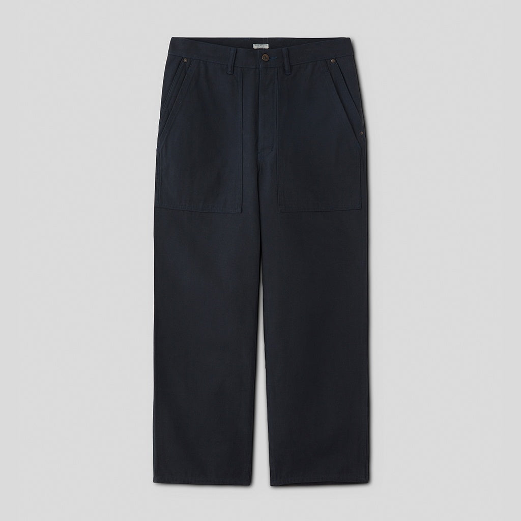 DUCK CLOTH WORK PAINTER #FADE NAVY [PMAS-PT06] – Diffusion