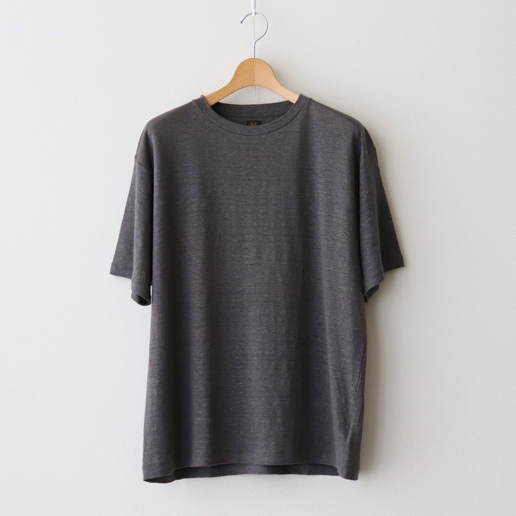 NORMANDY LINEN T-SHIRT #GRAY [BN-25SM-066] - Diffusion 三重県
