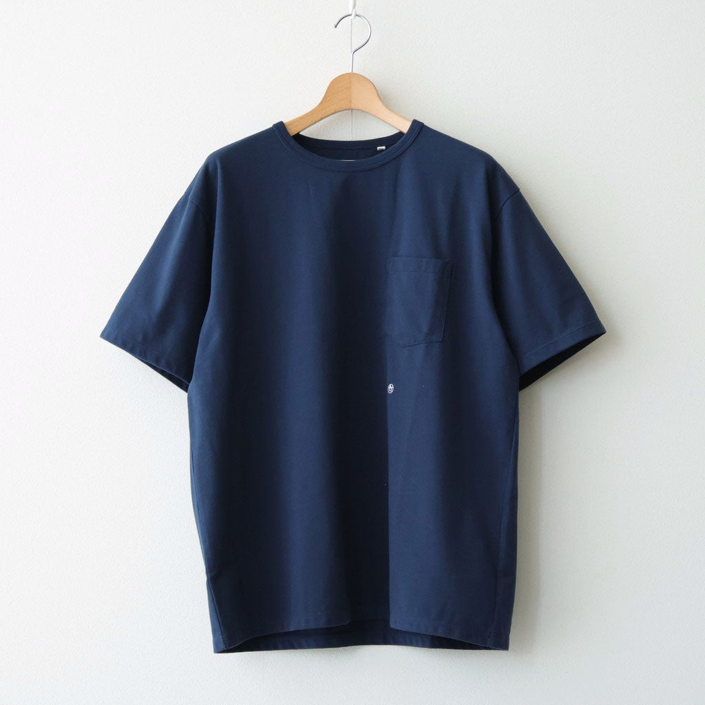 COOLMAX Jersey Pocket Tee #Navy [S25SI114] - Diffusion 三重県