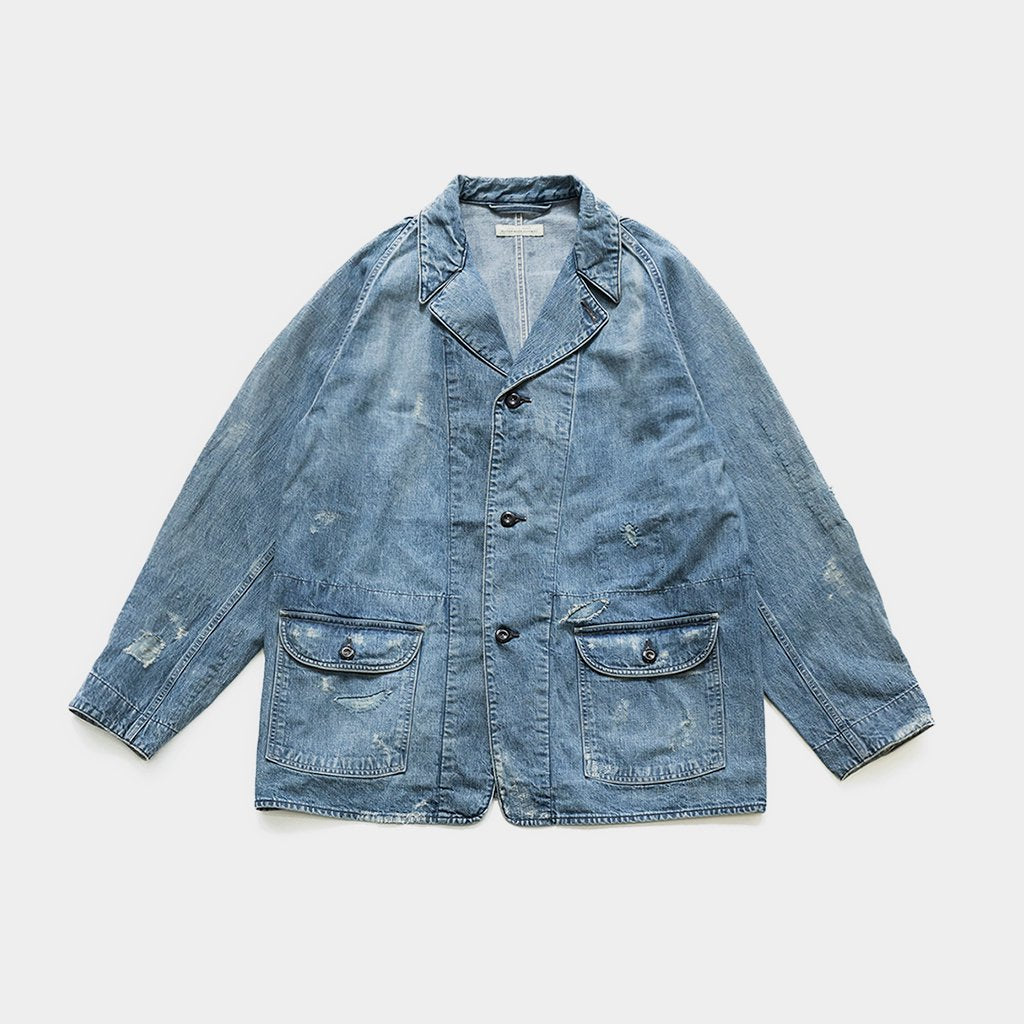 FLAP TWO-POCKET LIBERTY JACKET / SCAR FACE #FADE INDIGO [231OJ