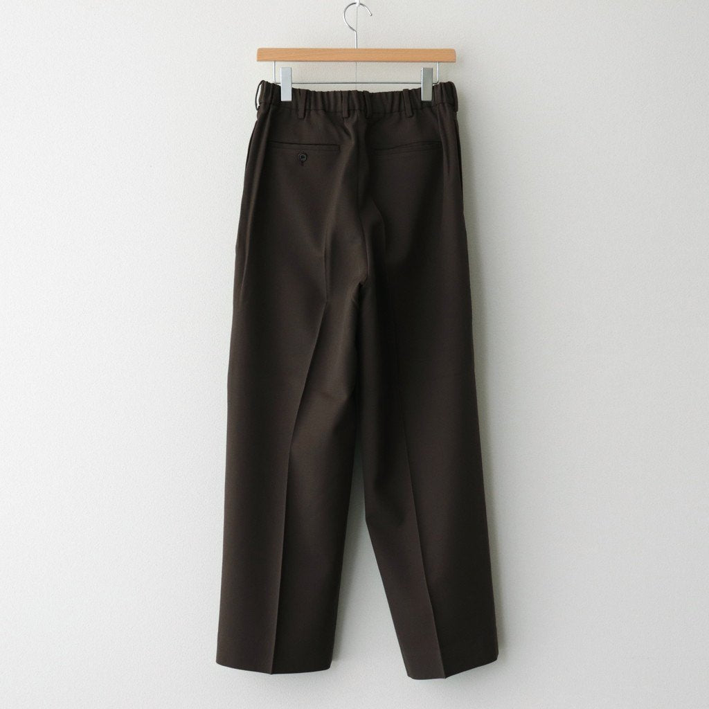 DOUBLE PLEATED TROUSERS #BROWN KHAKI [A23C-04PT02C]
