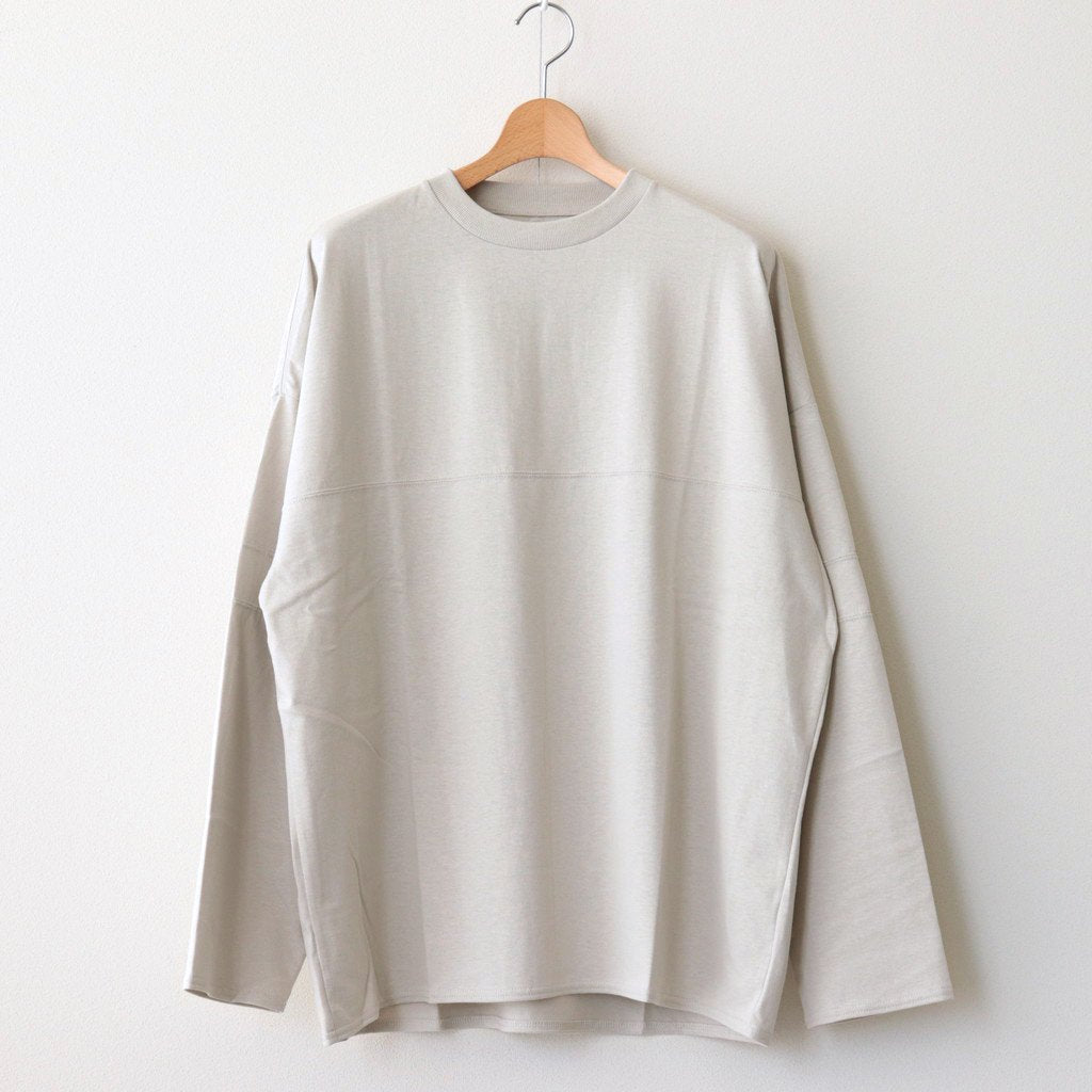 FOOT BALL TEE L/S #LIGHT GRAY [M23C-04CS02C] _ marka | マーカ