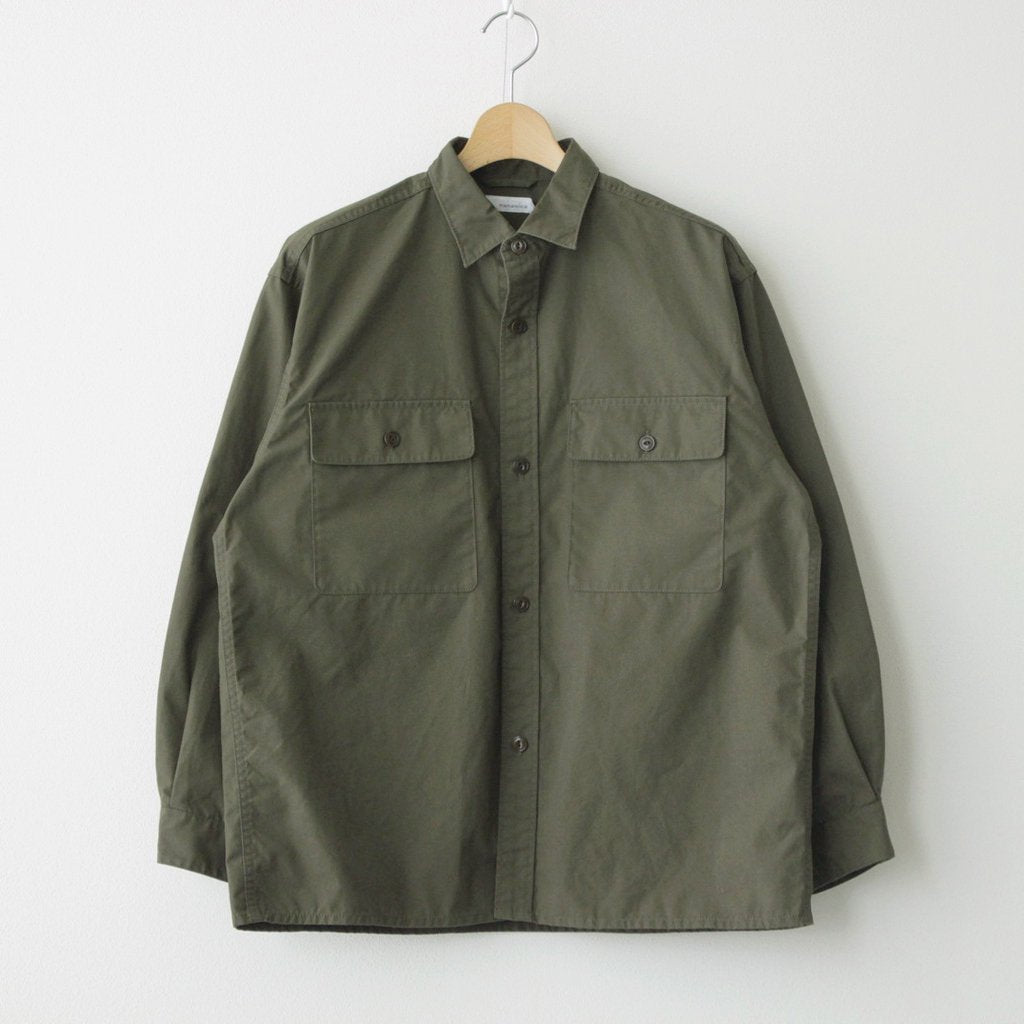 UTILITY LIGHT WIND SHIRT #KHAKI [SUGS311] _ nanamica | ナナミカ