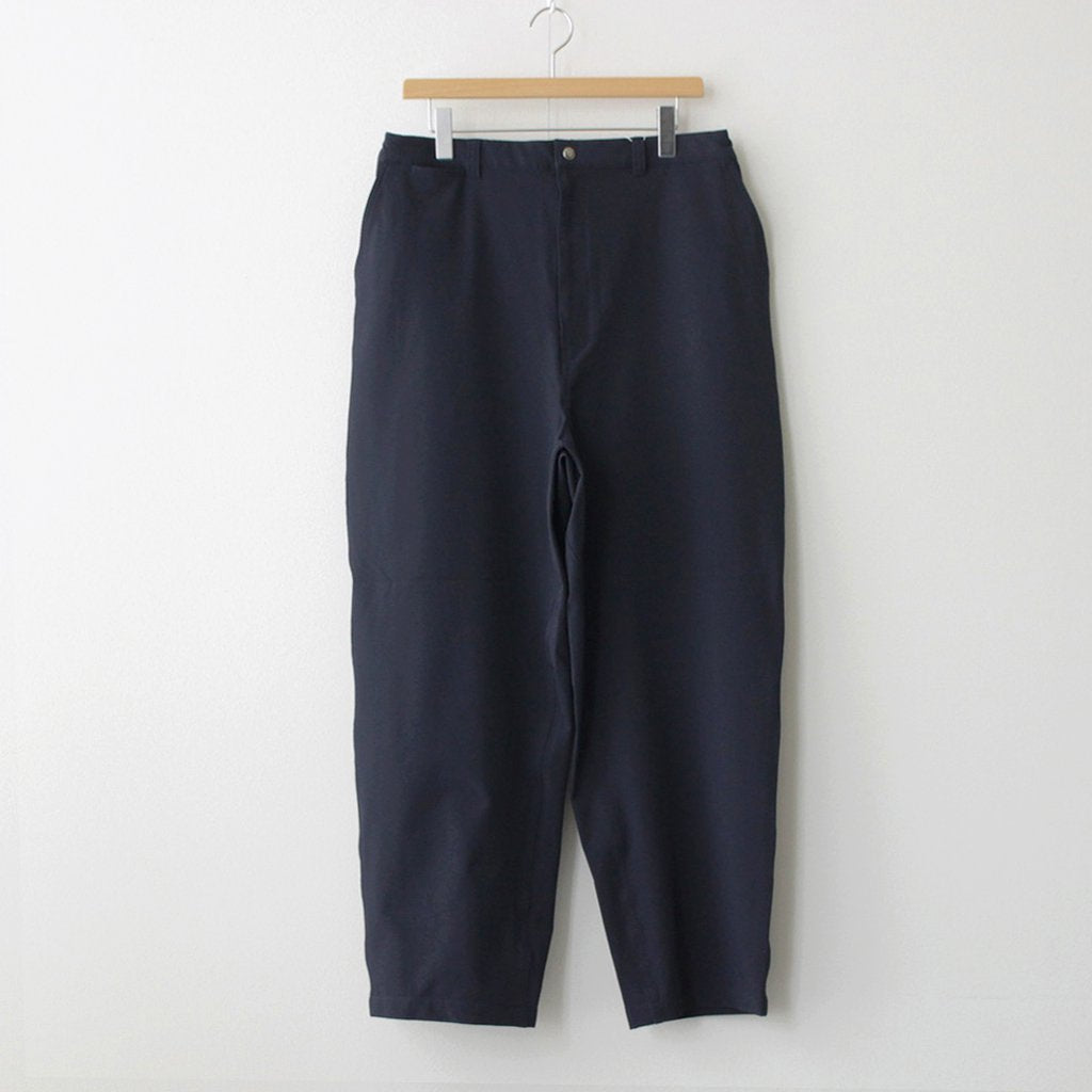 STRETCH TWILL WIDE TAPERED FIELD PANTS #DARK NAVY [NT5359N] _ THE