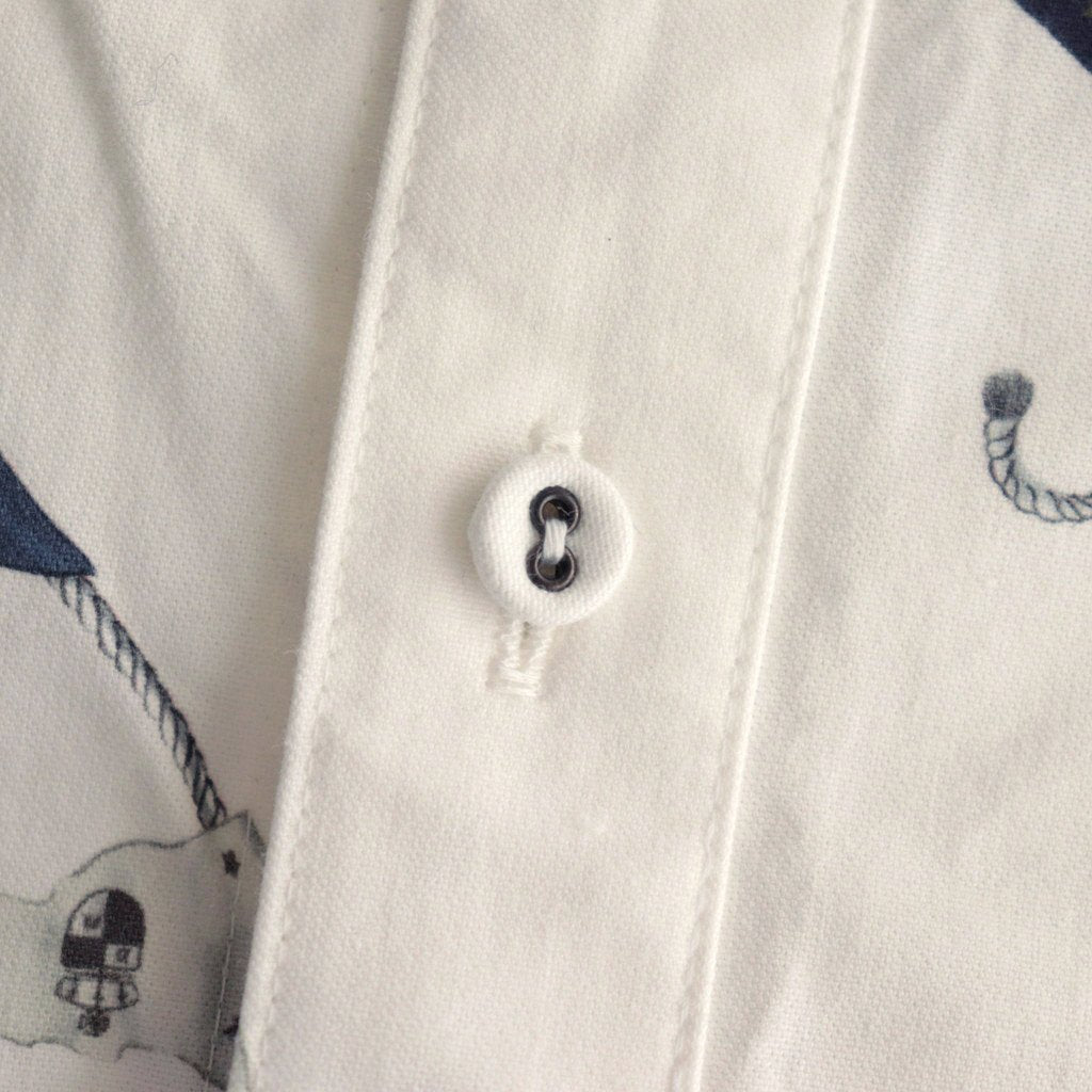 PLYMOUTH / フラッグプリントユーティリティシャツ #OFF WHITE [DN-0501Y1]