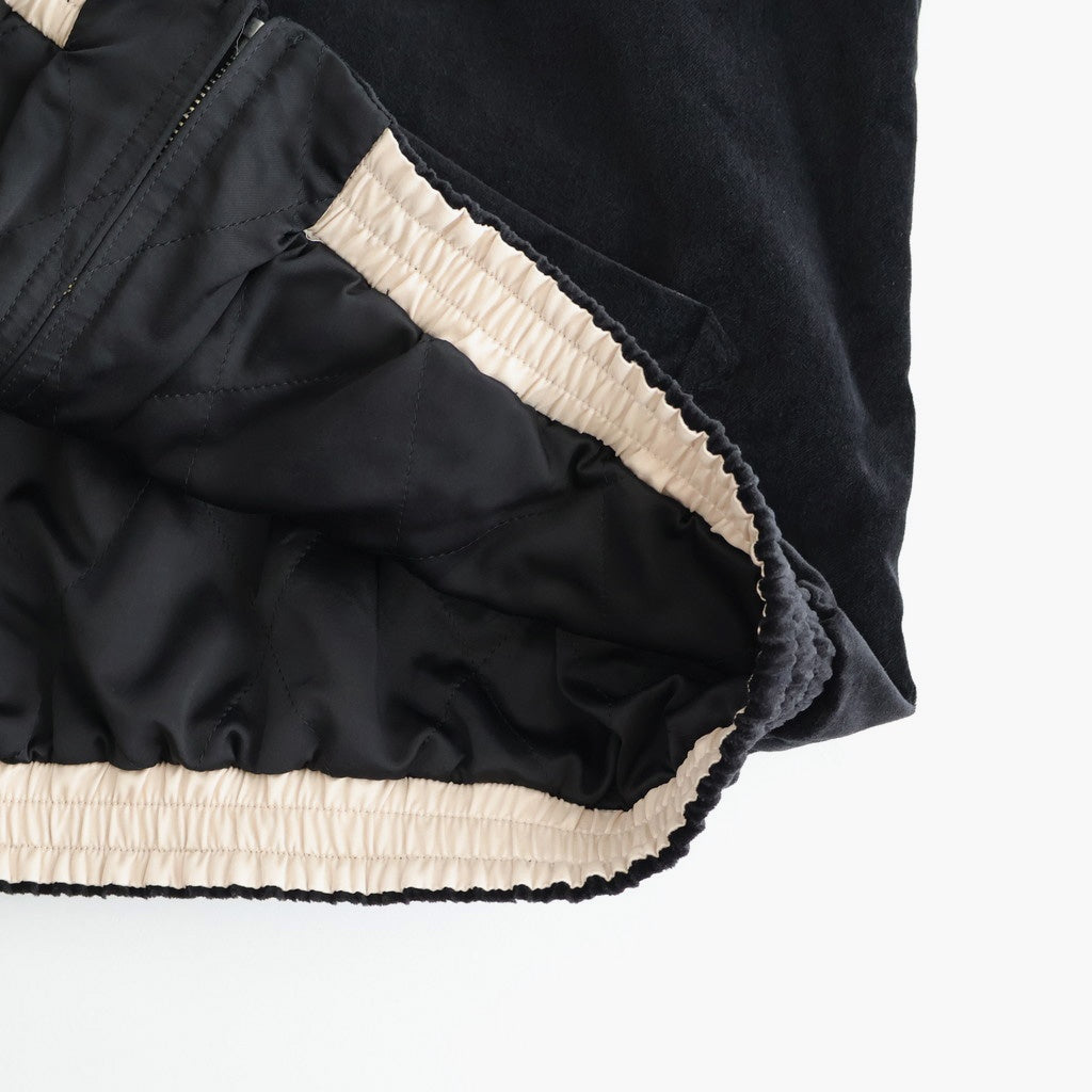 STUNNING VELVET SOUVENIR JACKET(Niwatori to Hiyoko) #ONYX [252OJ-JK12]