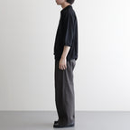 Co/Silk Nep Skipper Cropped Sleeve #Black [BHS26S029]