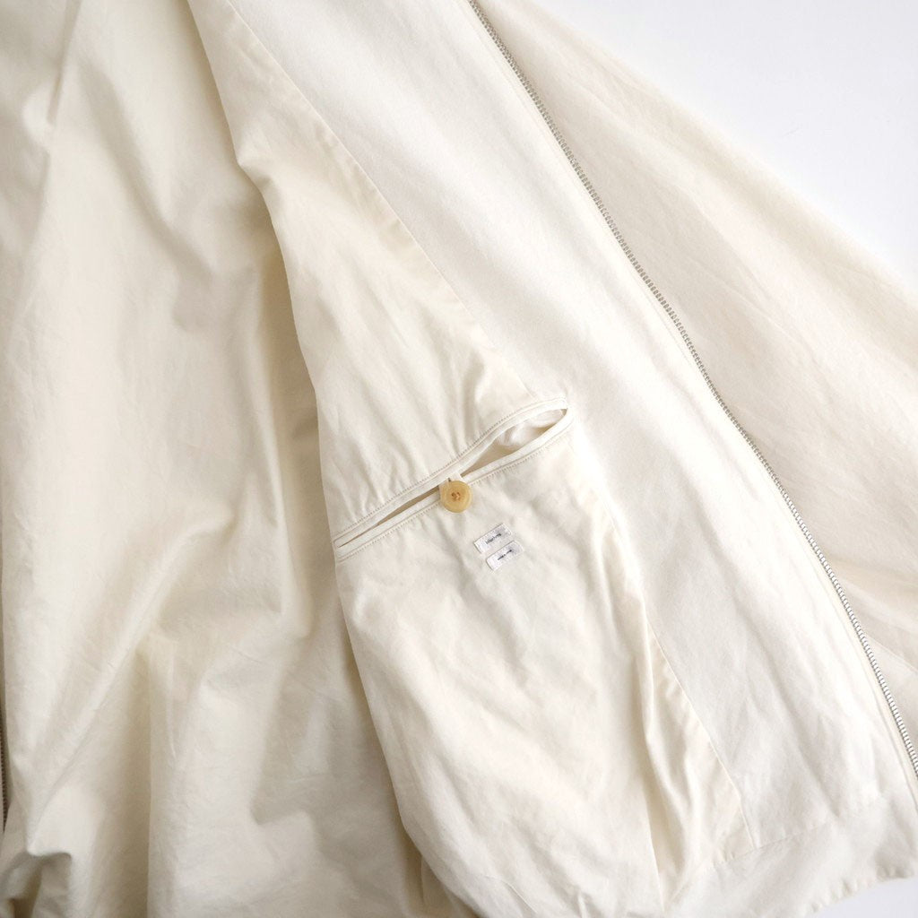 Washed Wool Silk Sports Jacket #Ivory [BHS26F020]