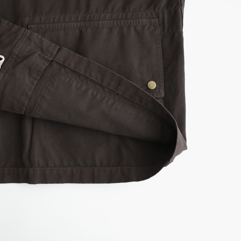 Cotton Chino UK STORM Jacket #Brown [6063-2502]