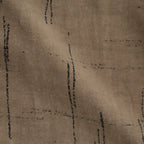 ORIGINAL PRINTED OPEN COLLAR SHIRTS (KASURI) Short-sleeve #MOCHA [261OJ-SH20]