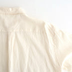 Silk-Co Voile Half-Sleeve Shirt #Ivory [BHS26S036SiCo]