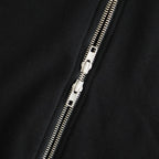 HIGH BULKY JUMBERCA URAKE ZIP UP BLOUSON #BLACK [BN-26FM-043]