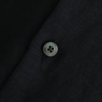 NEW OPEN COLLAR S/S SHIRT #BLACK [A25B05SH01B]