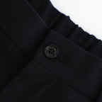 TRIPLE PLEATED WIDE TROUSERS #BLACK [A26A93PT03C]