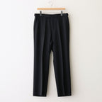 REGULAR STRAIGHT TROUSERS #BLACK [M25C07PT02C]
