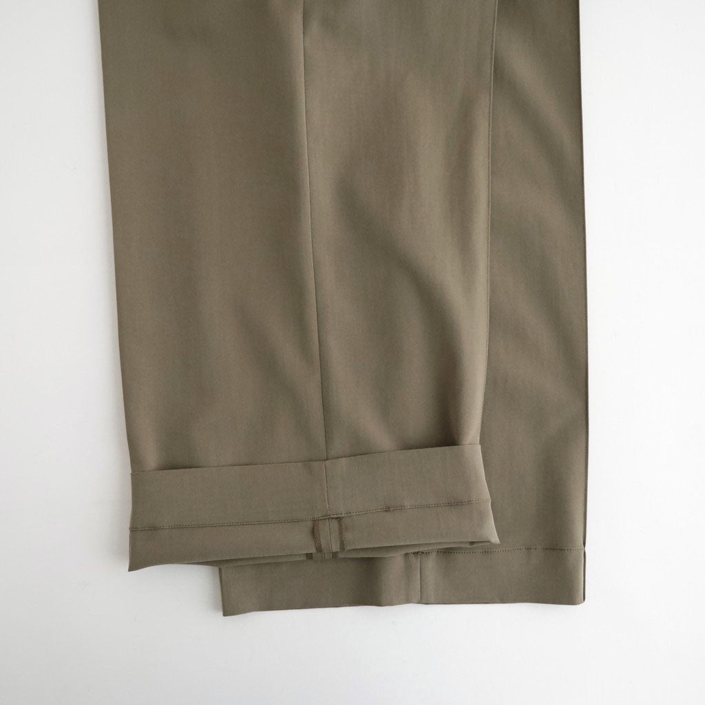 DOUBLE-PLEATED BUGS TROUSER #MOREL [261OJ-PT29]