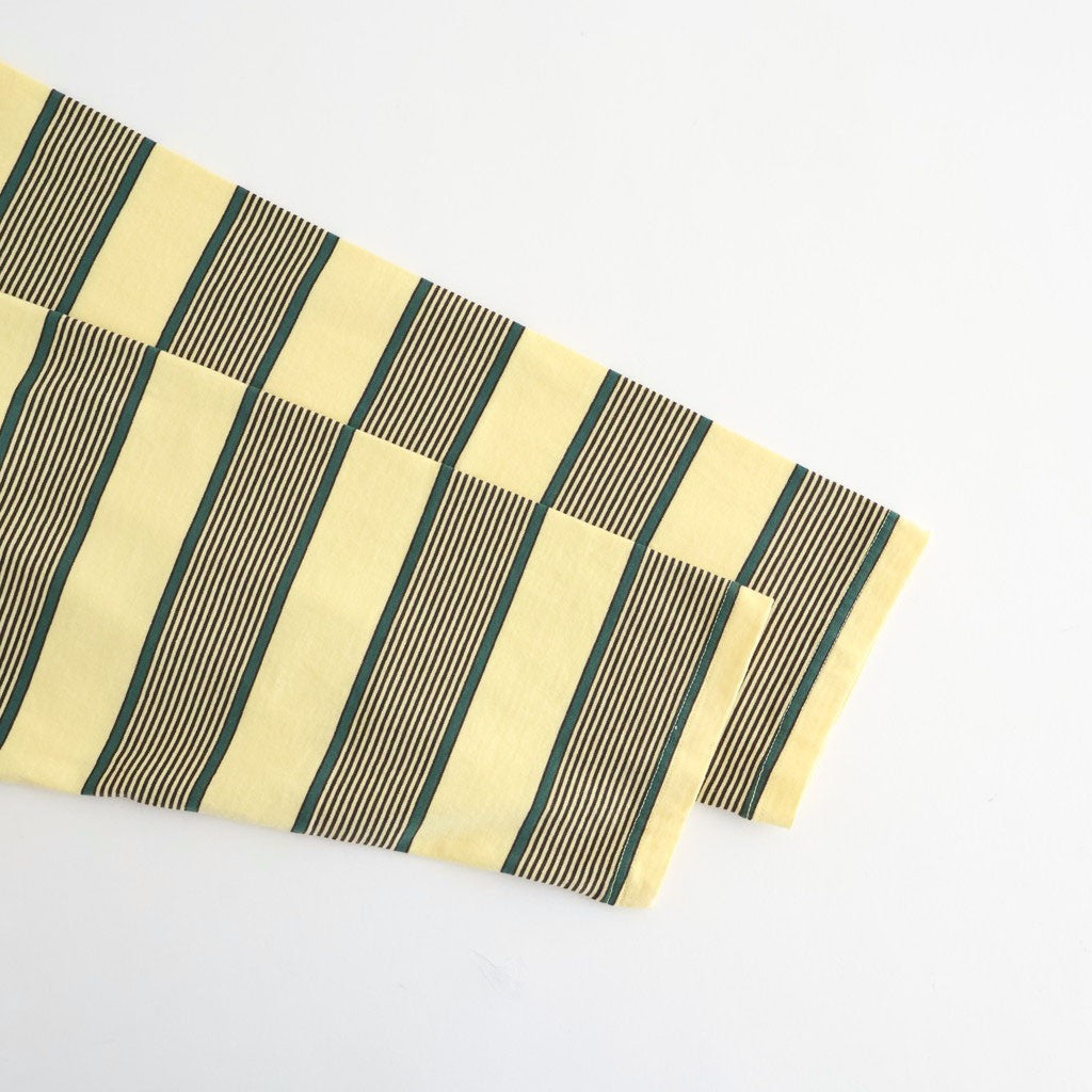 BORDER LS TOP #P.YELLOW x VIRIDIAN [PMAV-CL06]