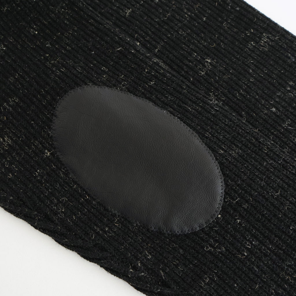 BLENDED KEMPI WOOL RAPEL CARDY #ONYX [252OJ-KN03]