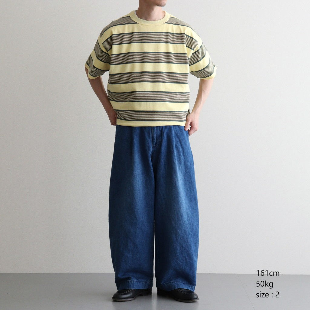 BORDER SS TOP #P.YELLOW x VIRIDIAN [PMAV-CS04]