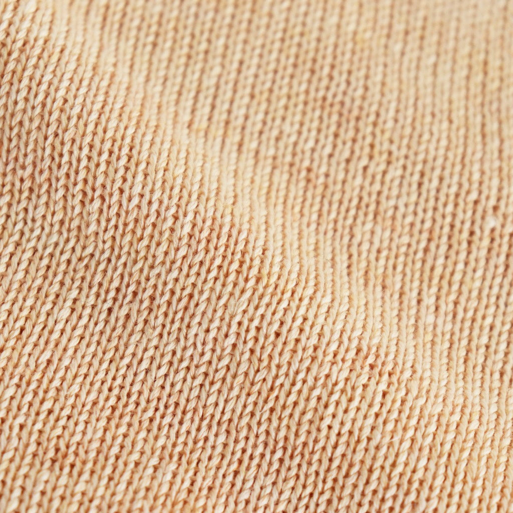 WASHED HIGH COUNT LINEN POLO SKIPPER #CREAM [BN-25SL-022]