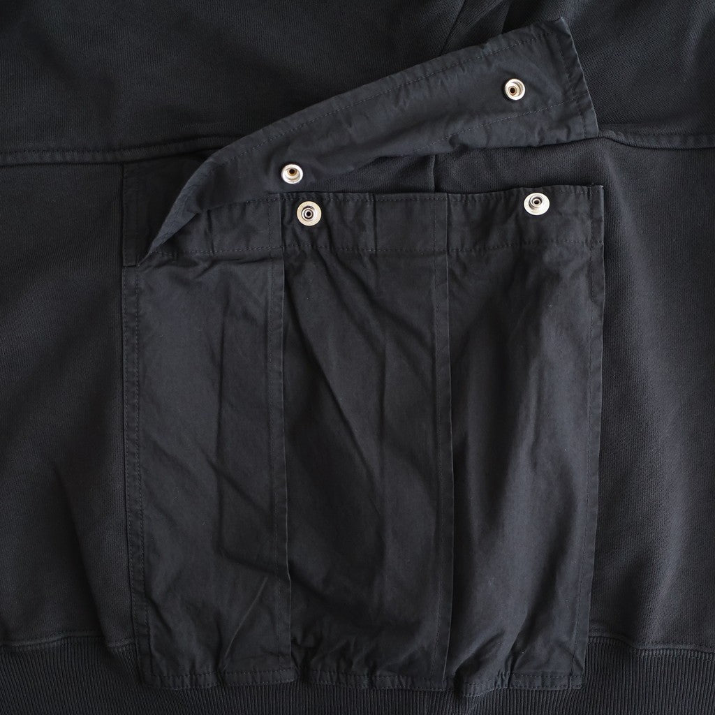 11oz Zip Up Hoodie #Black [N25FH046]