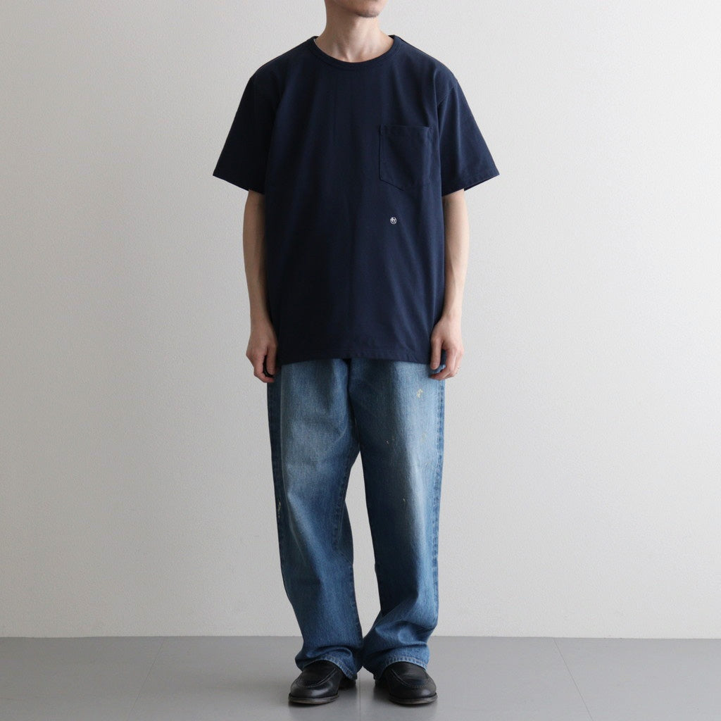 COOLMAX Jersey Pocket Tee #Navy [S25SI114]