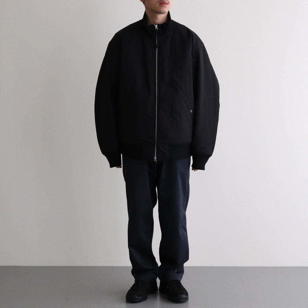 Insulation Varsity Jacket #Black [S24FY020] – Diffusion