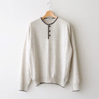 Cashmere Henleyneck - Diffusion Exclusive #Lt.Gray×Charcoal [NEP-AW2520B]