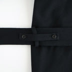 Wool Gabardine Trench Coat #BlackNavy [BHS25F006]