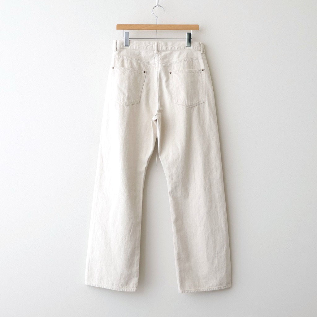 CO/HE PURE STRAIGHT DENIM #UN DYED [26S-BIS-PT05] - Diffusion 三重